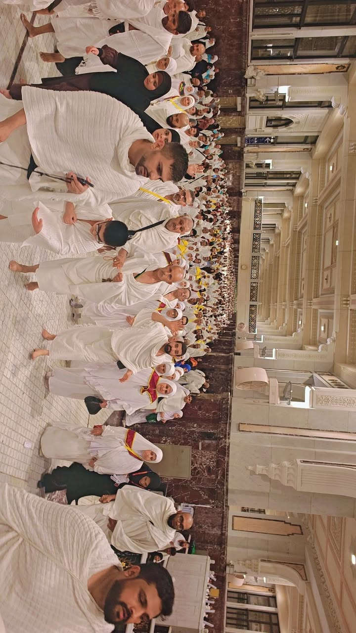 بفضل الله ثم الله ثم الله وحده
تمت العمرة الثانية *رجب*
لمعتمرينا قوافل البر
شركة أنوار المدينة ميسان شارع دجله مجاور مستشفى الزهراوي
انسب الأسعار في العراق 
***********
***********
الرحله القادمه يوم 26
