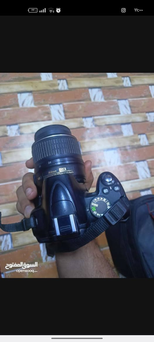 كامرا نيكون مستعملة بحالة ممتازة تصويرها لا بئس بي يجي وي الكامرا uspمال سحب صور وشاحنة وبطارية وحدة وياها جنطة بي مو الها غير كامرا والكامرا بسعر مناسب تاخذ من البيت السعر خاص  رقم الهاتف ***********متواجد واتساب
