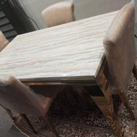 ميز طعام مرمر 4كراسي   250   عنـدكم🏃‍♀️غـرفه دزه ابـيعه الك ✨️عندي شرا...