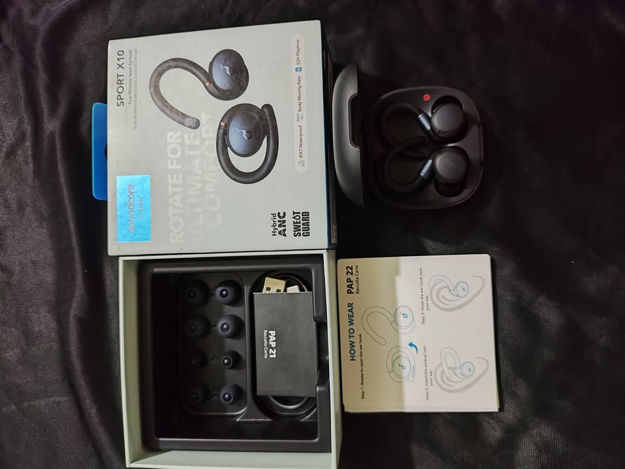 ايربود انكر موديل sport X20 قطعة اخت جديده بس جاية بكارتون sport x10 كامل ملحقات سعر 35 توصيل متوفر كل العراق


**إذا كنت صاحب هذا الإعلان وتريد حذفه لأي سبب، رجاءا أرسل رسالة إلى الدعم الفني**