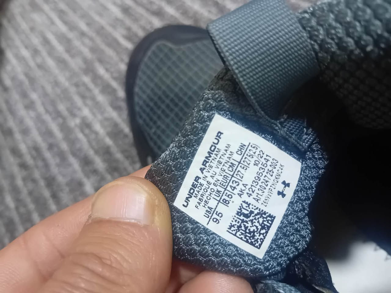 UNDER ARMOUR Original 👌🏻👟💁🏻‍♂️
عسلي وکالة  تحفة 🤗👌🏻〽️
قیاس ٤٣
مملبوس دقیقە🤣🙅🏻
سعر ٥٠
توصيل متوفره 📍🧭


**إذا كنت صاحب هذا الإعلان وتريد حذفه لأي سبب، رجاءا أرسل رسالة إلى الدعم الفني**