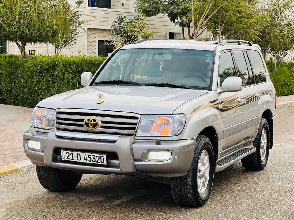 سلام عليكم تحيبه طيبه لجميع المتابعين (للبيع فقط ) 
~~~~~~~~~~~~~~~~~~~~~~~~~~~~~~~~~~
من رخصه الادمنيه المحترمين 🌹
***********
~~~~~~~~~~~~~~~~~~~~~~~~~~~~~~~~~~
للعشاق الفخامه ،،،،،،،لاندكروز مونيكا خليجي موديل (2006) ماشيه (213)كم  حقيقي فوووول 
مواصفات (GXR) اعلى فئه محرك (4500)
محرك عدل سته سلندر كير اوتوماتيك مكفوله كفاله عامه 
ماعدا شبرين صبغ بجاملغ امامي صفحه سكن بدون ضربه
وبدون دواخل كما موضح بسونار الي مرفقه مع الصور رقم وسنويه جديد وباسمنه لحد (2028) 
~~~~~~~~~~~~~~~~~~~~~~~~~~~~~~~~~~
المواصفات :
~~~~~~~~
كيرو محرك شرط لاصرف لابخار 
تبريد تدفئه ثلاث قطع شغال 
دفع رباعي (فور ويل ) شغال 
دواخل صاج 
سلايت كهرباء
باتري جديد 
تخم تايرات ويل جديد قبل اسبوع شادهن 
شاشه 
كامره خلفيه 
حساس 
لايتات زنون 
دبل تانكي 
ثلاجه 
ويل كروم 
تحكم مري 
صدر امامي خلفي جديد شرط الفحص 
داخل عسلي 
قفل مركزي 
زراكه لايت 
هوك خلفي
خمسه ويل كب 
ادامه كامله بلكات قوايش نوازل دبل فيتفم 
ملاحظه /
~~~~~~
أخوان سياره مال بيت وجناي بدون برغي نقص وترايك للبصره واعتذر ماجاوب التعليقات والخاص لان ممتواجد علنت الشراي يتصل ويدلل مكان سياره ديالى / خانقين سعرهه ،،،،،195
