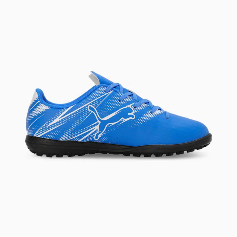 الحذاء هو PUMA Attacanto TT باللون الأزرق المذهل والأبيض.

القياس 41
السعر 35.000 الف

المواصفات الأساسية:
العلامة التجارية: بوما (Puma).
الموديل: Attacanto TT.
اللون: أزرق مع تفاصيل وشعار باللون الأبيض (Bluemazing-PUMA White).
نوع النعل: نعل مطاطي يحتوي على بروزات صغيرة متعددة (Multi-studded) مخصصة للثبات على العشب الصناعي.
الجزء العلوي: مصنوع من مواد صناعية خفيفة ومرنة لتعزيز التحكم بالكرة. 

للاستفسار، يرجى التواصل عبر الاتصال أو الواتساب على الرقم ***********، او عبر الرابط https://wa.me/message/TZ6U44S42JMOD1
