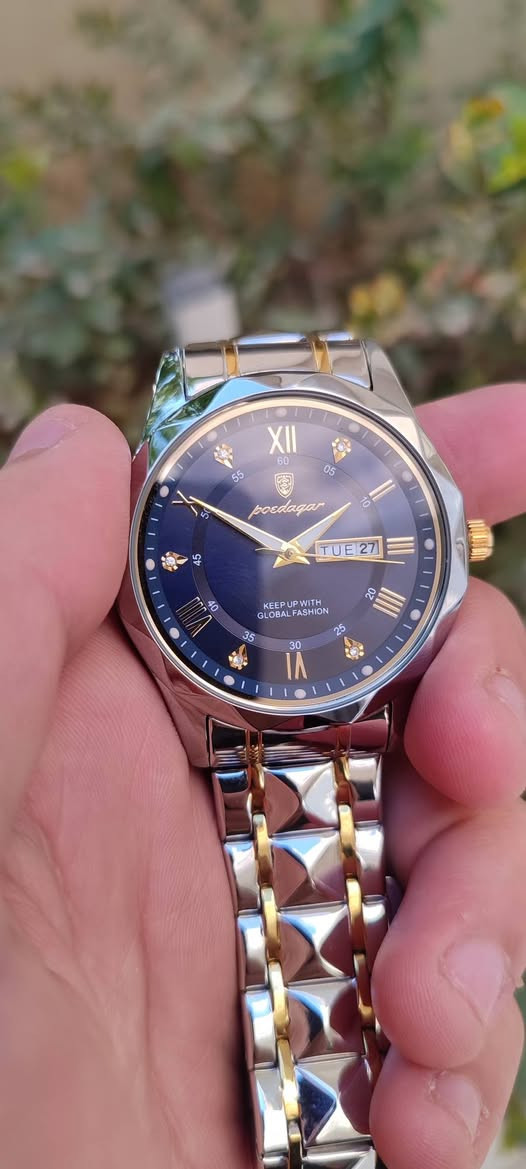 ساعة Poedagar 615 جديدة لوك
🔥⌚⌚ساعة يد رجالية فاخرة وعصرية من Poedagar 615⌚⌚🔥🔥
-قطر 41.
-عرض السير ٢سم.
-طول السير ١٩سم.
-مقاومة للماء لحد عمق ٣٠ متر
-مصنوعة من الستانلس ستيل(stainless steel strap)
-مضيئة بالظلام بشكل جميل (strong luminous).
-مرفق معها أداة ضبط الشريط .


**إذا كنت صاحب هذا الإعلان وتريد حذفه لأي سبب، رجاءا أرسل رسالة إلى الدعم الفني**