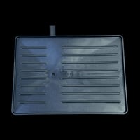 رف تجفيف مطبخ • صينية بصنبور • مقاوم للصدأ