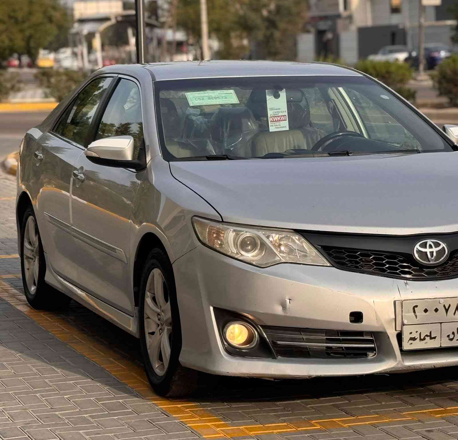 للبيع فقط كامري 13 وارد خليجي
سياره كلش جديده و حلوه و ما بيها اي نقص جاهزه من الدعاميه للدعاميه 
مواصفات SE تجي نص فول 
محرك 4. سلندر 2400 
شاشة بلاديه 
كامره خلفيه 
حساس خلفي 
داخل جلد بيج 
كشن كهرباء
كروز سرعه 
تحكم ستيرن كامل 
مرايا كهرباء. 
سنترلوك 
اشاير مري 
 
سياره كلش حلوه و محافض عليها  
سياره بيها صبغ بالدعاميه الأماميه و بيها ملاحضات بسيطه موضح كل شي بالسونار محرك كير ميكانيك كله بشرط جاهز من كل شي 
سعر السياره 13800$ بيها مجال بسيط حك الجيه للأستفسار الأتصال على الأرقام *********** متوفر واتساب 
*********** و تحياتي للجميع
