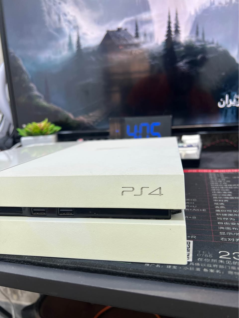 PlayStation 4 
بلي-4 نسخة (الباندل) اون لاين مو مهكر 

 سلم ممفتوح ولا مصلح بي اي شي مكفول كامل ملحقات ويا جويستك عدد اثنين 
واقراص 

1-Red Dead Redemption 2
2-Call of Duty: Black Ops III
3-eFootball PES 2020

قيم انطي سعرك شراي ادخل خاص 
او اتصل على الرقم 
*********** ديوانية, القادسية
