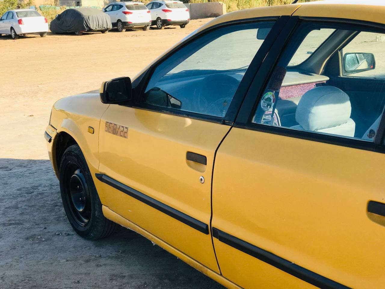 السلام عليكم 
سياره سمند للبيع لون اصفر موديل 11 جاهزه كل نقص مابيه 
رقم بغداد 
سياره نظيفه تجي تشوفه شوف العين 
جاهزه سنويه ورقم جديد
وتحويل ثاني يوم 

السعر / 33 وبيه مجااال 

مكان السياره 
ذي قار  - ناصريه - قضاء النصر
للتواصل المراسله او الاتصال/***********
