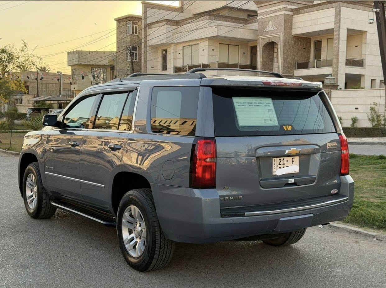 السلام عليكم تاهو موديل 2016 خليجي وكالة المنصور معروضه 240 وبيه مجال بسيط بلخير على ياخذه رقم سلمانيه دولي باسمي سنويه هزه كل جديد تحويل مباشر كير كفاله من الفتح ومكينه كفاله من الفتح  تبريد ثلج صدر امامي خلفي جديد تخم تاير جديد سياره جاهزه كل نقص مابيه استخدام شخصي مواصفات سياره شاشه كبيره 7 راكب 3 قطع تبريد داخل بيجي كشنات جلد + كراسي كهرباء قاصه وبعد بيه هواي مواصفات (((( سياره بيه 3 قطع صبغ  بدون دواخل )))) مكان سياره بغداد الاستفسار. *********** خاص مغلق شراي يتصل
