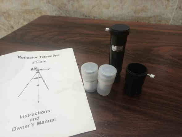 للبيع: تلسكوب Zitazi F70076 Pro
النوع: Reflector Telescope

الحالة: مستخدم أسبوع واحد فقط، نضيف جداً

السعر المطلوب: 110,000 د.ع – قابل للتفاوض

الكتالوج والتعليمات الأصلية موجودة مع التلسكوب (بدون كارتونه)

للتواصل رقم الواتساب ***********
