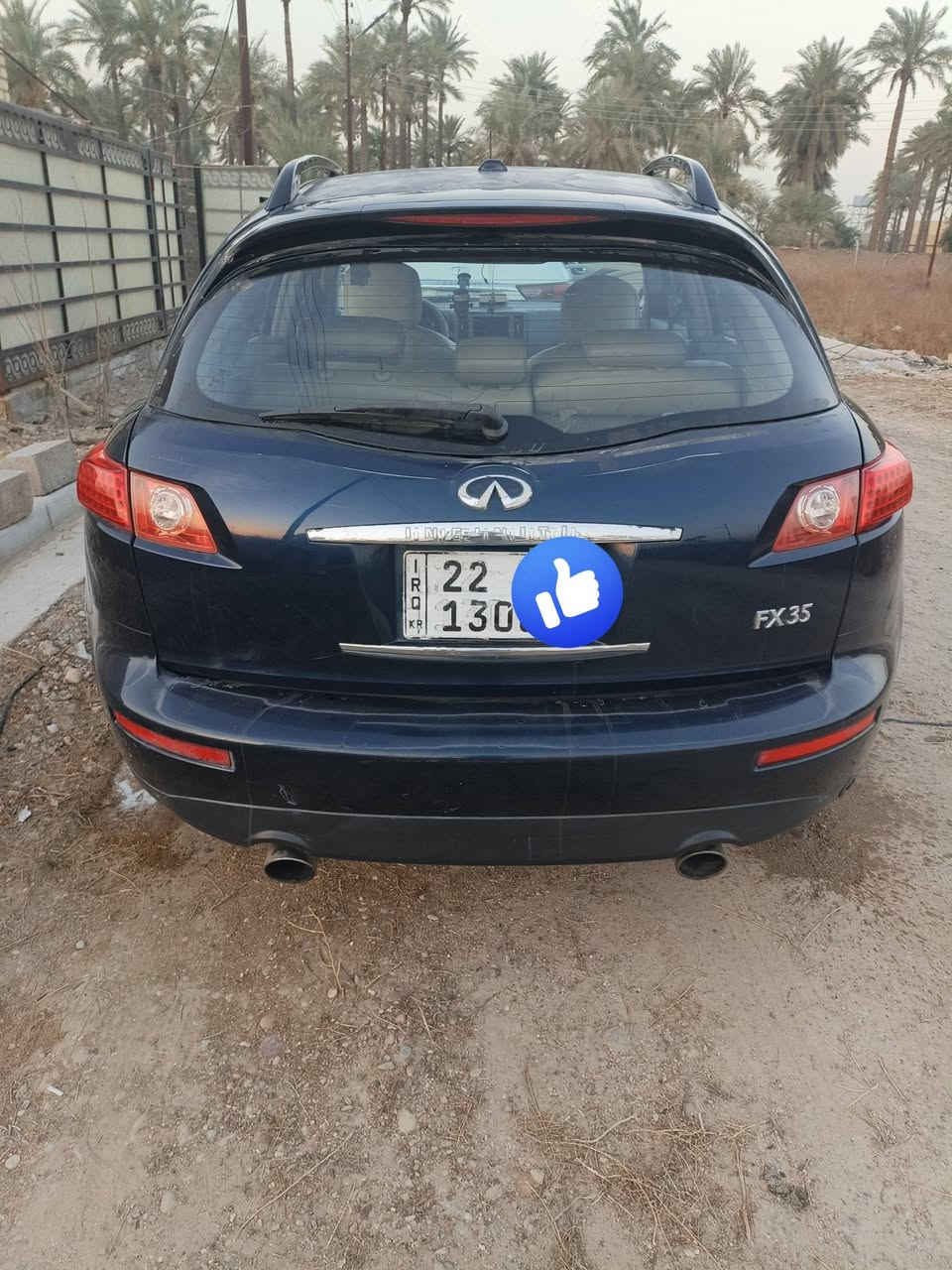 السلام عليكم ورحمة الله وبركاته
نيسان انفنتي FX35 V6 3500
موديل 2008المرغوب
اللون نيلي وارد امريكي استيراد خاص 
رقم اربيل باااسمي 
هزة جديدة 2030
سيارة رقم مميز
السيارة بدون ضربة أو حادث 
ليبل واحد من الدعامية للدعامية 
سيارة جديدة بمعني الكلمة 
مواصفاتها معروفة 
كشنات كهرباء تدفئة تبريد 
ستيرن كهرباء 
كشنات ميموري وضعيتين
نظام الصوت بووز 8سماعات
شاشة معلومات وتشخيص العطل 
صندوق شفط 
جام كهرباء اوتماتيك نظام ترحيب 
لايت زنون شركة وتحكم بيه
ويل 18شركة الأصلي بعده
فور ويل 
كهربائيات شغال كاملة 
سيارة عليهة ادامة جديدة 
صدر امامي خلفي جديد
تايرات نظيفة
كير مكينة مكفولات ممفتوحات 
سيارة على وضع الشركة بلاد جراد فقط بالمترو
سيارة بدون اي قطرة صبغ أو معجون أو خياس 
للبيع أو المراوس بسيارة بسعرهة أو أقل
سعرها 110 وبيها مجال 
***********
واتساب او اتصال
