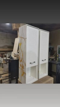 خزانة تعليك  قياسات كل قطعة 100‪ ارتفاع عرض 32 عمق 23 متوفر توصيل لكل ...