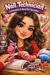 أظافر جل • اكستيشن • صالون نازلي