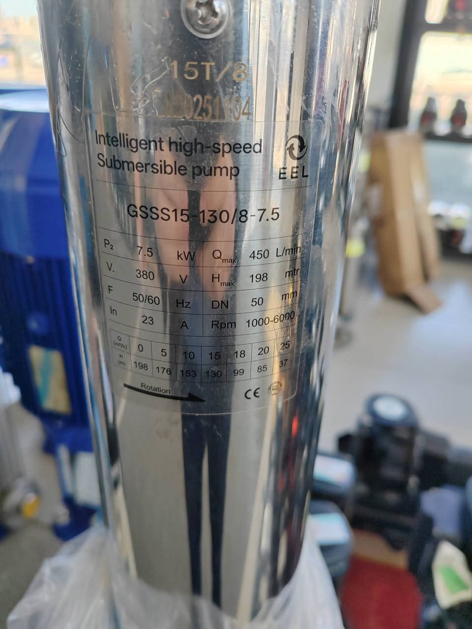 يتوفر غطاس ابار باحجام مختلفه وبأسعار زهيده ومواصفات ممتازه ماركه صينيه بمواصفات ايطاليه  أربيل فلكه باز هاتف *********** واتساب
***********
