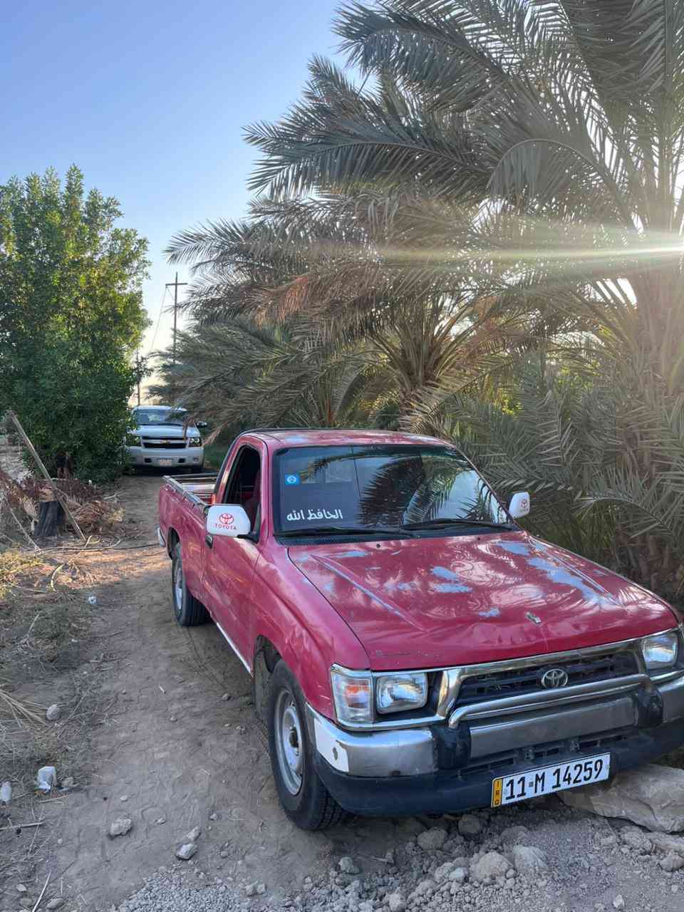 بيكب هايلوكس جمره ١٩٩٨مكينه مبدلة طابوكه كير نضيف تبريد شغال خمسه جنكال البدي الطويل دواخل ماروني شاصيها نضيف اصوليات مكفوله السياره باسمي مداور ثاني يوم سياره جاهزه تايرات حداديه بالجيس سعرها ٥٨وبيها مجال قليل مكاني بصره
***********
