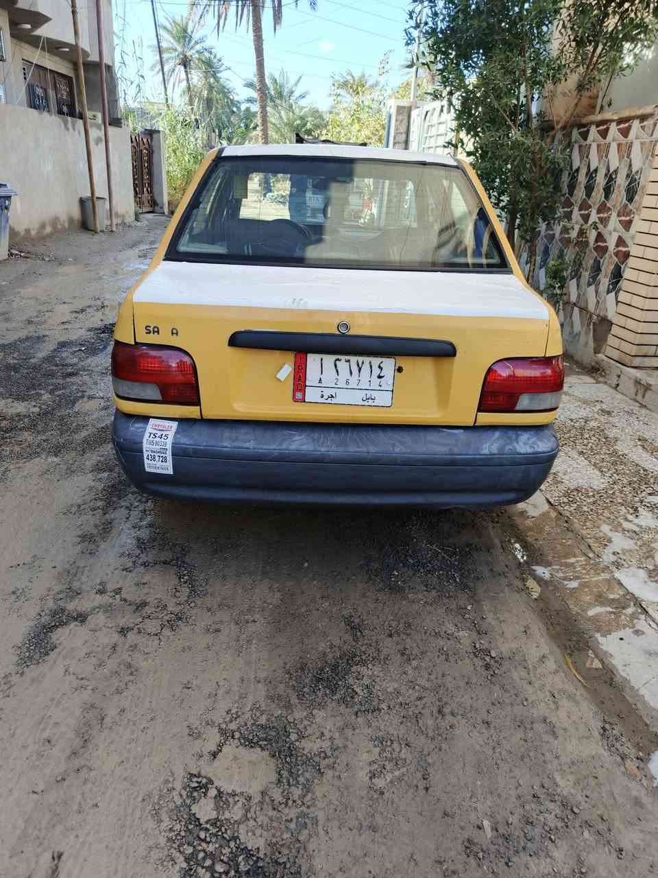 سلام عليكم سايبا موديل 12 كشره وداخله نظيف شواصي سليمات مكينه مكفوله بس عندي نمره واحد تفلت مكاني بغداد قرب جزيره سياحيه *********** 
سعر ٢٤
