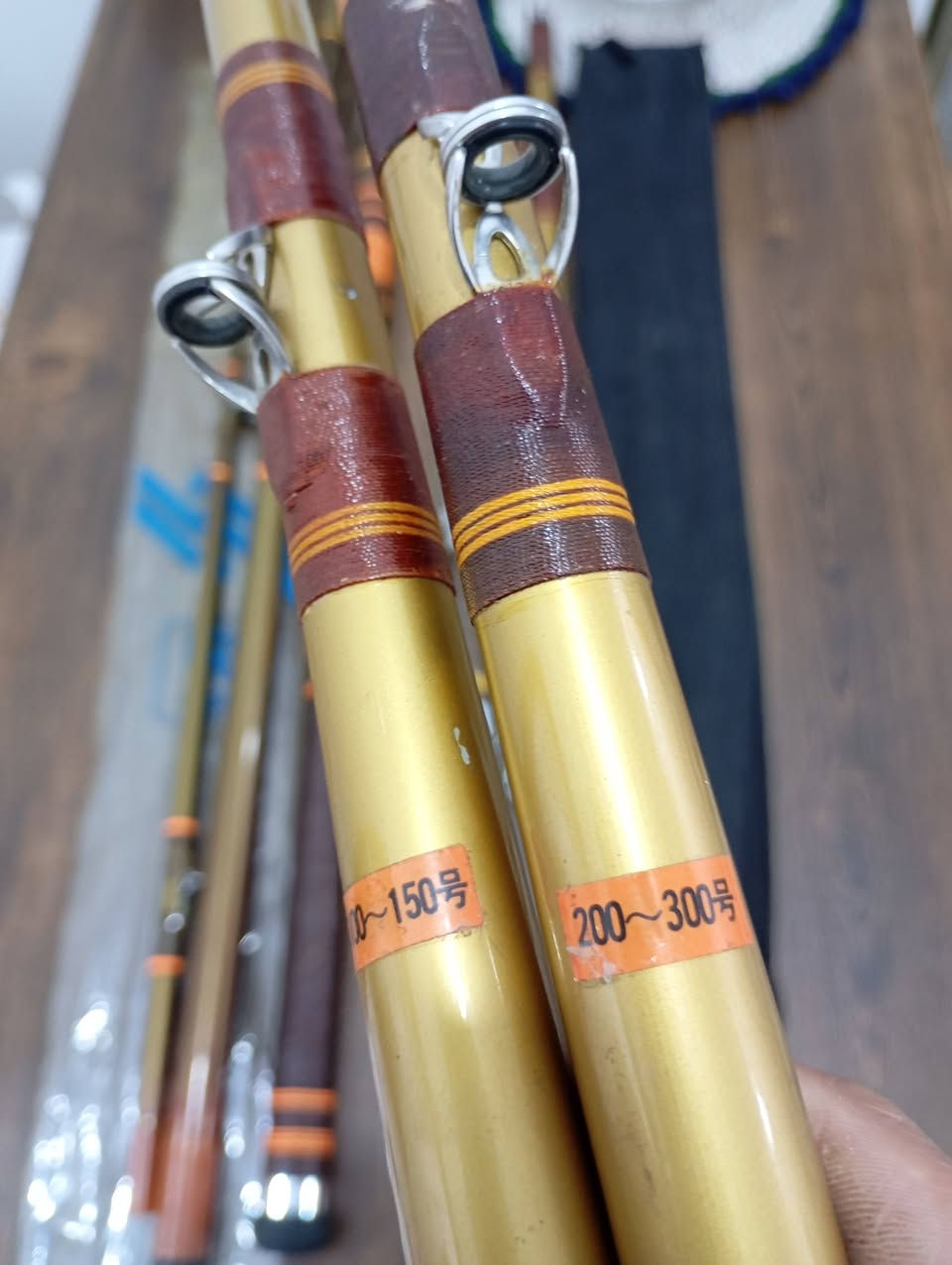 اعواد بحريه حلق بوبرن
عود بحري ريوبي طول 270/صلابه 250 
عود NFTيابان دبل حساس طوله العود 
270/صلابه 300/ دبل حساس 
الحساس الاول /100-150
الحساس الثاني /200-300
تفاصيل اكثر واتساب 
***********
