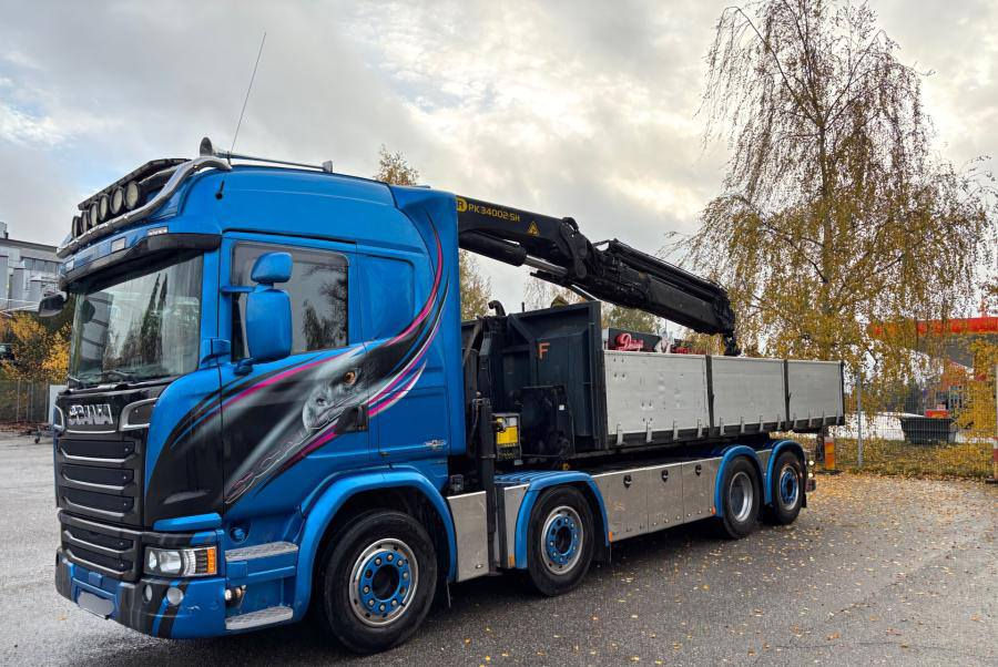 Scania G490
سنة الصنع 2017
ممشى 400.000 كم 
ناقل حركة أوتوماتيكي 
قوة المحرك 490 حصان 
عدد المحاور 4 
3 محاور توجيه 
رافعة pk34002
قدرة الرفع 10 طن
السعر 580 ورقة
سعر واصل شمال العراق


**إذا كنت صاحب هذا الإعلان وتريد حذفه لأي سبب، رجاءا أرسل رسالة إلى الدعم الفني**