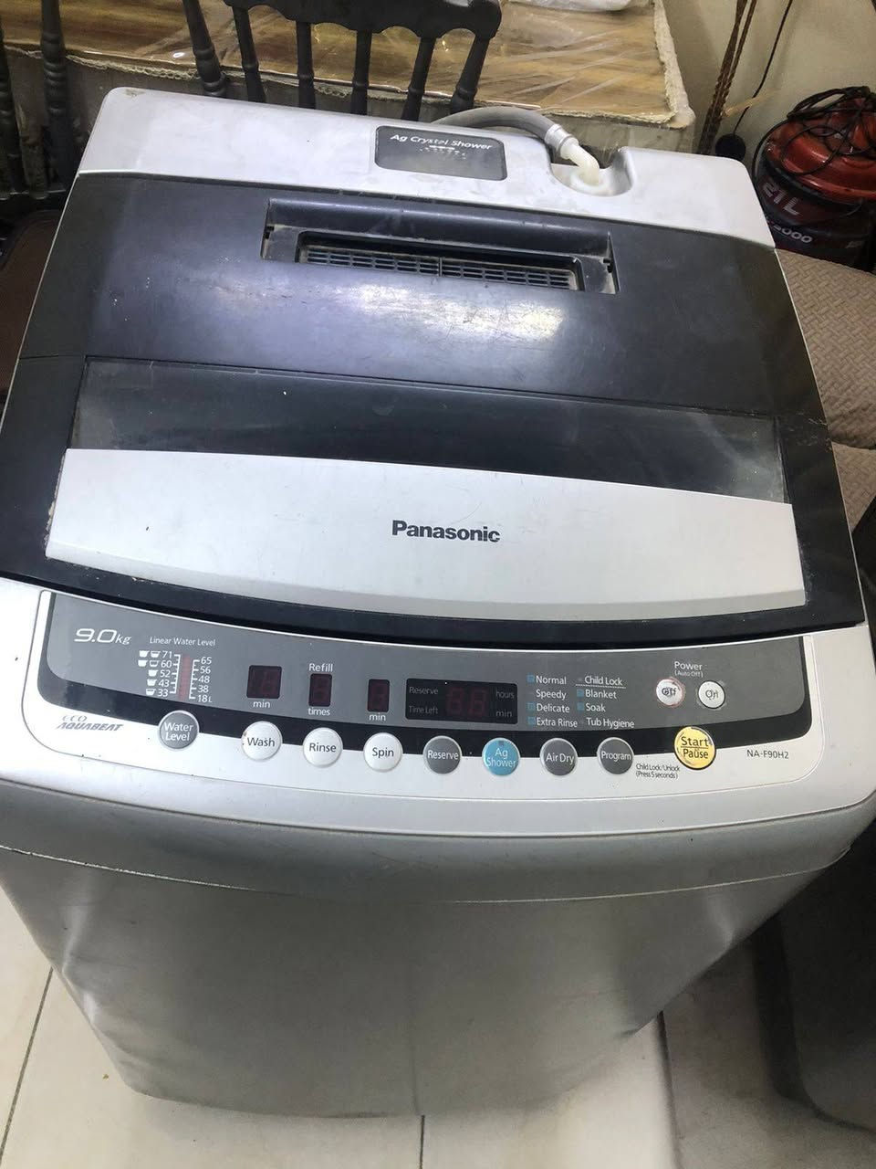 غسالة اوتوماتيك مستعملة نظيفة لا توجد بها عطل 
ماركة panasonic 
9 كيلو


**إذا كنت صاحب هذا الإعلان وتريد حذفه لأي سبب، رجاءا أرسل رسالة إلى الدعم الفني**