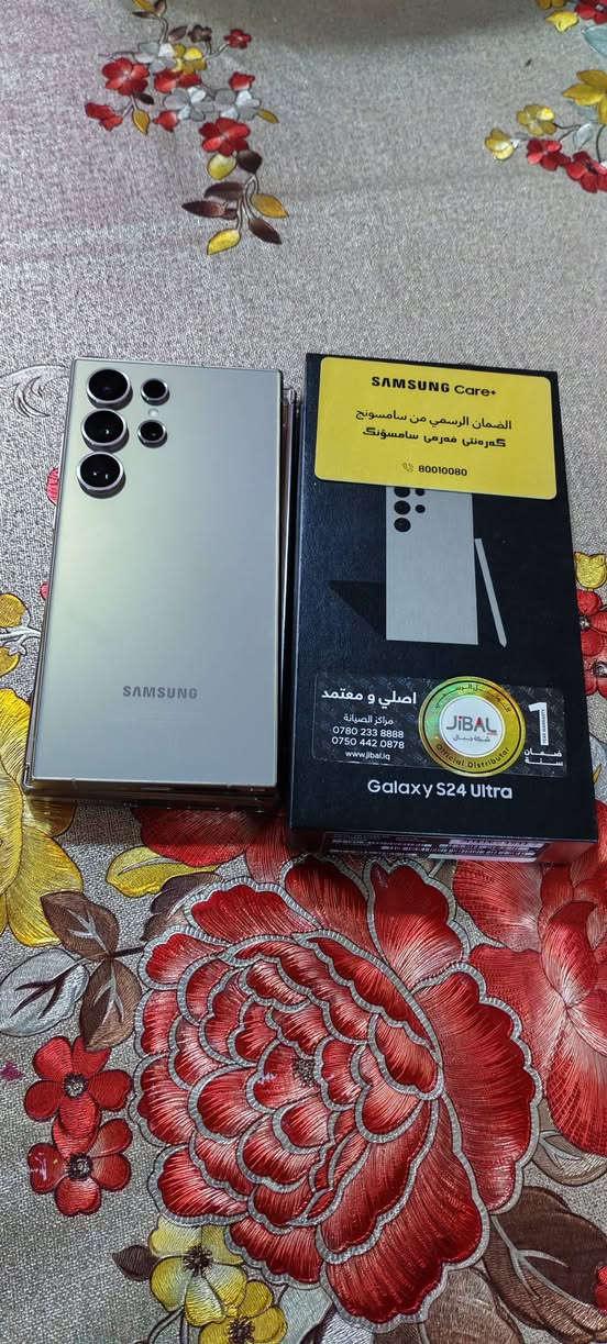 متاح جهاز سامسونك 24الترا 
ذاكرا 256 رام 12 
وضع شركه ضمان جبال 
جديد لوك شرط 
غراض كامل 
مستخدم قليل شرط 
سعر مليون 
  للستفسار  ***********
