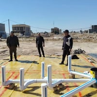 🫡السلام عليكم🫡موقع العمل حي جهاد     جزء من اعمالنا تأسيس مجاري صحيات ...