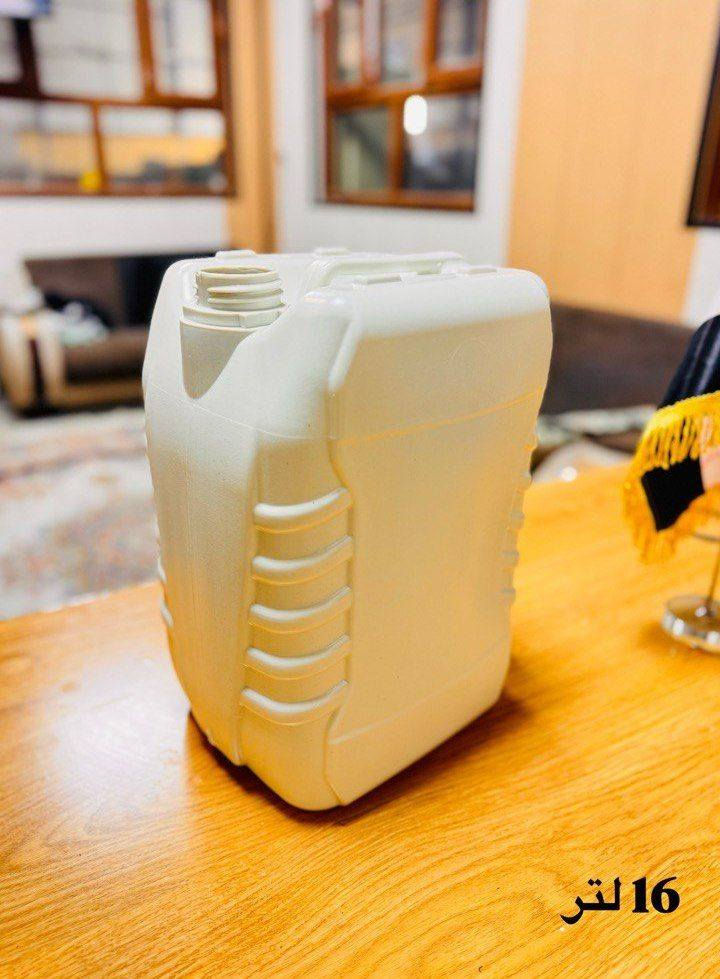 أنتاج جليكان 16 لتر - 20 لتر  جميع الألوان حسب الطلب
طباعة مجانيه على الجلكان 16 لتر بأسم المنتج الخاص بك  
التوصيل مجاني ( للجملة ) لجميع محافظات العراق  
مواد استندر ووزن عالي مقاوم لكافة انواع المواد الكيميائية والمذيبات جودة وكفاءة عالية   
للاستفسار الاتصال او على الواتساب ***********
