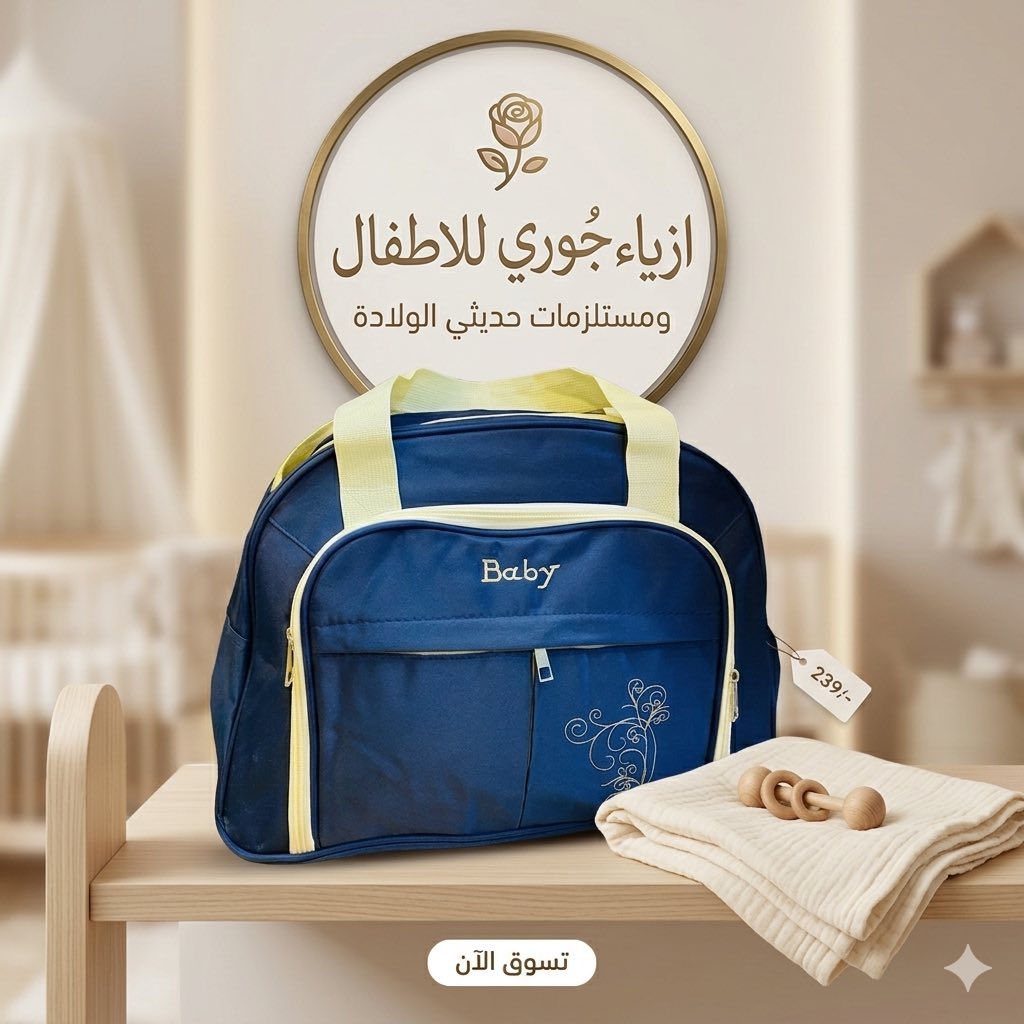 جديد مستلزمات حديثي الولادة من أزياء جوري للاطفال
كل ماتحتاجه الام والطفل في مكانً واحد ✅
نعتذر عن نشر كافة المنتجات بسبب سياسية الفيسبوك
#زورونا_تجدون _الافضل_دائماً_وبأنسب_الاسعار✅
#ادخل للصفحة وشاهد باقي المنتجات 🆕 
#يتوفر_خدمة_توصيل_لكل المحافظات
العنوان / القيارة - سوق القيارة- #مجاور٠صيدلية٠الرحمة 📌
#تابعنا حتى يصلك كل جديد اول بأول ✅


**إذا كنت صاحب هذا الإعلان وتريد حذفه لأي سبب، رجاءا أرسل رسالة إلى الدعم الفني**