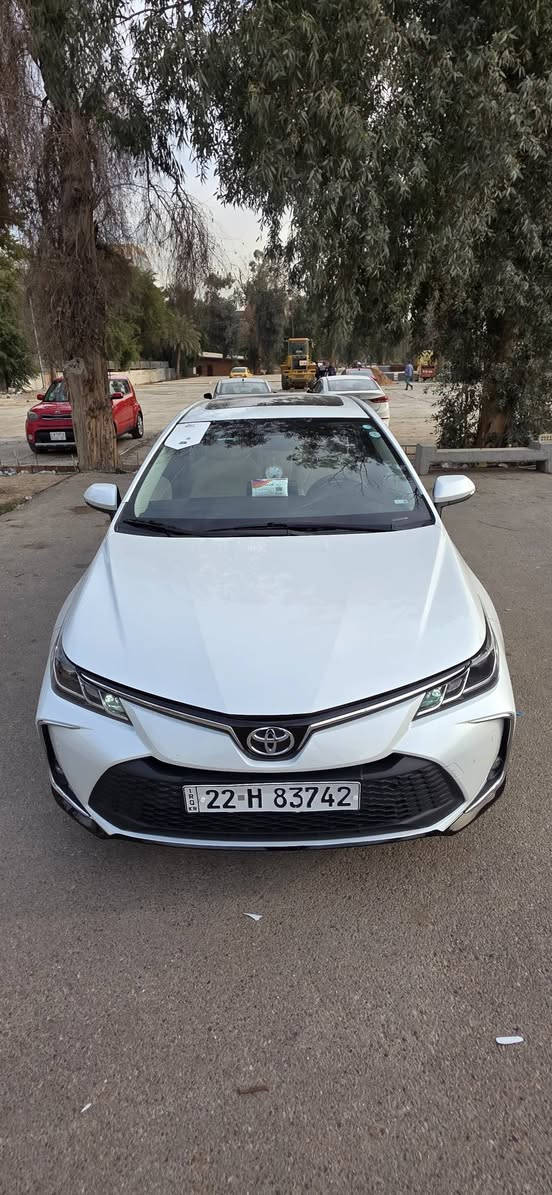 السلام عليكم
كورلا خليجي 2023 ساز (SAS) رقم اربيل 
خاضعة للضمان بحالة الوكالة
فول الفول مواصفات 1.8 Gli
١.سلايد روف
٢.ابل كار بلي
٣.مري شفط
٤.لايت زينون+كشافات
٥.كير 7 نمر
٦.المراية الوسطية تعتيم ذاتي
٧.جلد كلها 
٨.وضعيات قيادة ٣
٩.تبريد مناخ منفصل للسائق والراكب 
١٠.تبريد قطعتين امامي وخلفي 
١١.شاشه عداد دجيتل ب 4 وضعيات 
12.فول سستم ايرباك 
بعد هواي مواصفات معروفة الفول
ماشية 47 الف
جميع الصيانة الدورية
للسيارة في وكالة تيوتا
ومسجلة مواعيد الصيانة 
مدوشمة الكشنات والارضية (اضافية للبلاد)
السيارة باسمي مكانها بغداد
السعر 185 
الرقم: ***********
