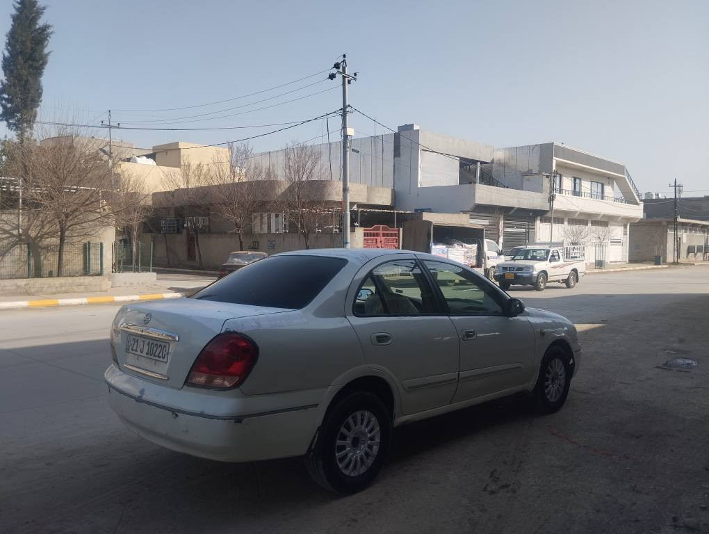 سەرتا بەناوی خوای گەورە 
 نیسان سەنی مۆدێل 2006 تۆماتیک 
سەنەوی تا 2030تازیە بە شەرتی بۆیاخ نای فرۆشم مەکینەو گێڕ بەشەرت یەک دینار مەسرفی نیە ناوازەیە لە جوانیو پاکی تاقانە 4تایە لۆکی لە ژێرە  ناوزرد ناو فۆڕمی کا کەلە کۆتڕۆل عینە *********** حلبجة, السليمانية
