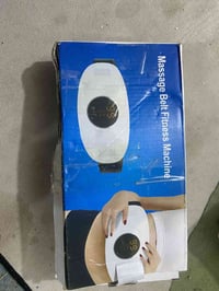 ⸻  📌 للبيع حزام مساج كهربائي للبطن (Massage Belt Fitness Machine)  🔹 ج...