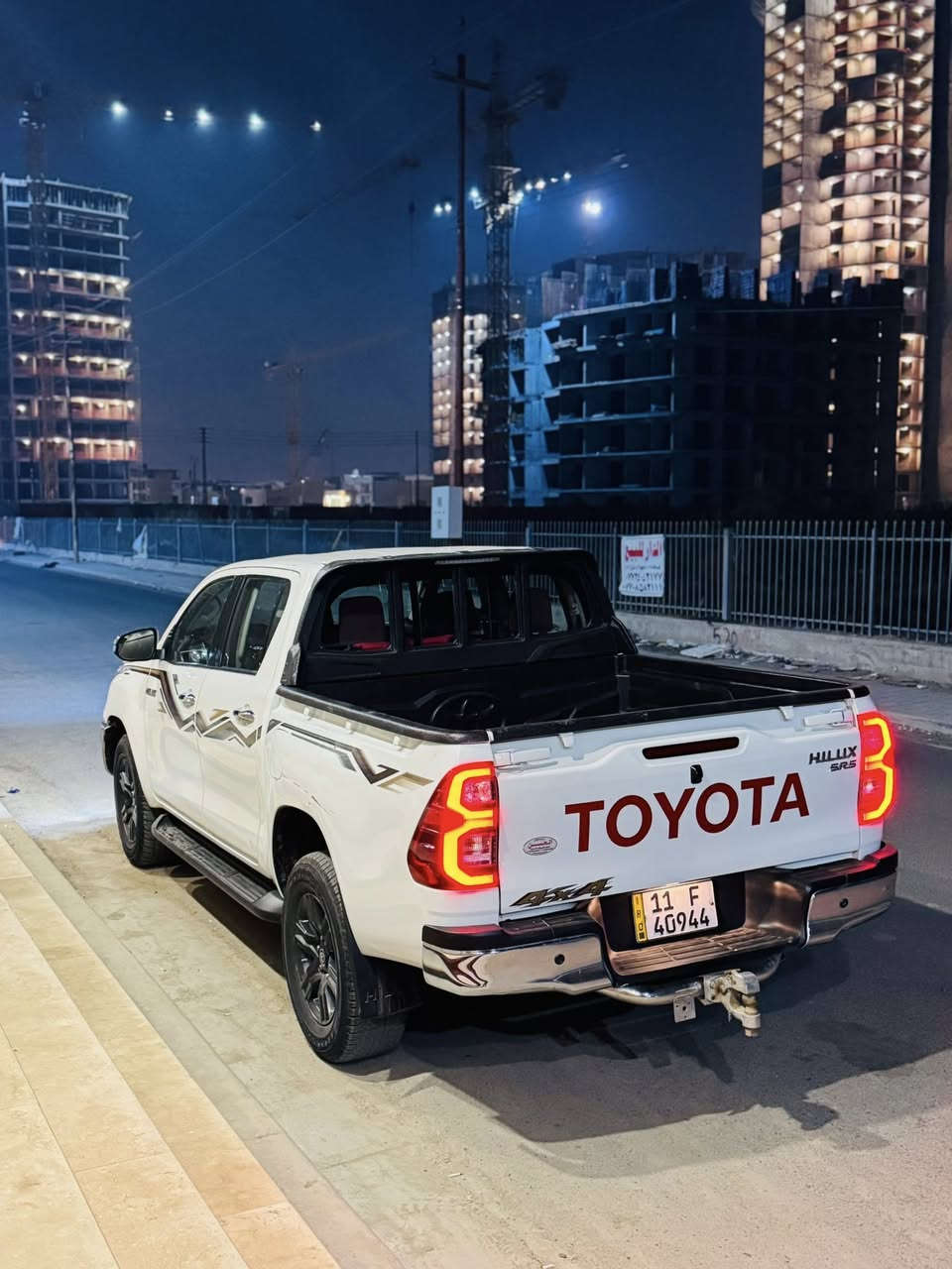 السلام عليكم
هايلكس 2024 
رقم بغداد الدولي تحويل مباشر
ماشيه70 الف
المواصفات بصمه تبريد قطعتين شاشه كبيره
باقي المواصفات معروفه
بيه تبديل الجاملغ الامامي وكاله اثر طخه بسيطه جداً
السعر320 وبيه مجال بسيط
للاستفسار ***********
***********
