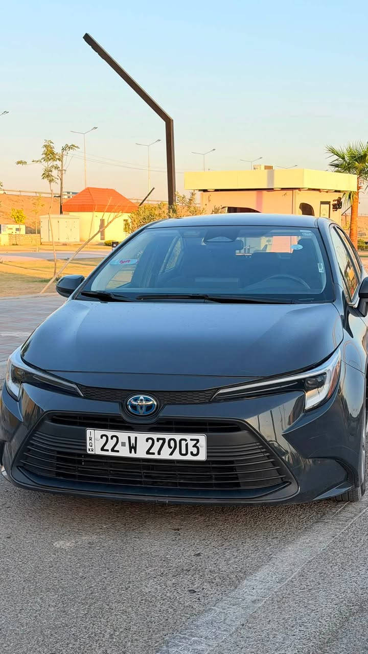 تويوتا  كورلا LE  🔥هايبرد
  امريكي 2025 

🚨رقم اربيل  هايبرد 

موديل   : 2025 امريكي  رقم اربيل

المحرك : 4 سلندر  1800 

اللون     : سمنتي 

العداد   : 24 الف 

المواصفات :  
اوتو هولد 
 سايد بريك كهرباء
. شاشة معلومات كبيره 
. كاميرا خلفيه 
. حساس  
. ويل 17 . 
 . اضويه اماميه ليد
 . كشافات اماميه ليد 

. ABS 
.  . نظام مانع انزلاق . 

رقم الشاصي: JTDBCMFE3S3092605

مكانها الفلوجة✅

السيارة حادثها جنطة مبدلة بلادية
 وبارد بالجاملغ الخلفي بسيط 🚨بدون ايرباك

🚨السعر 159$

***********
