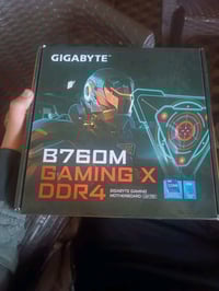 ورحمة الله  مذر بورد b760mللبـيع من gigabyte نوع gaming x  جديده مامست...