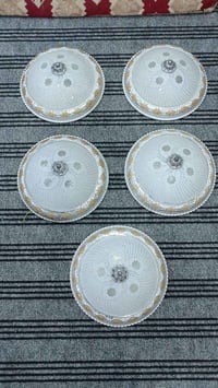 ثريات كريستال كلوب ابيض العدد 5السعر 50ألف 07703231898