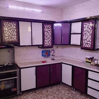 كاونتر المنيوم • مرمر • نظيف ١٠٠٪