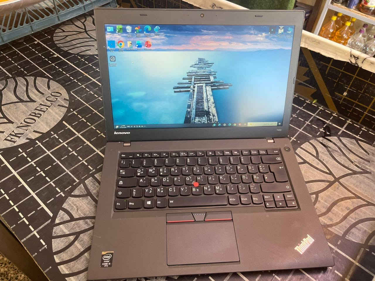 Lenovo Thinkpad T450 لابتوب
Core i5 الجيل الخامس

RAM 8GB

SSD 256GB

شاشة 14 إنج دقة 1600×900 HD+
الجهاز نظيف وشغال بطارية زينة
السعر (225 الف) وبي مجال بسيط
تواصل واتساب
***********
