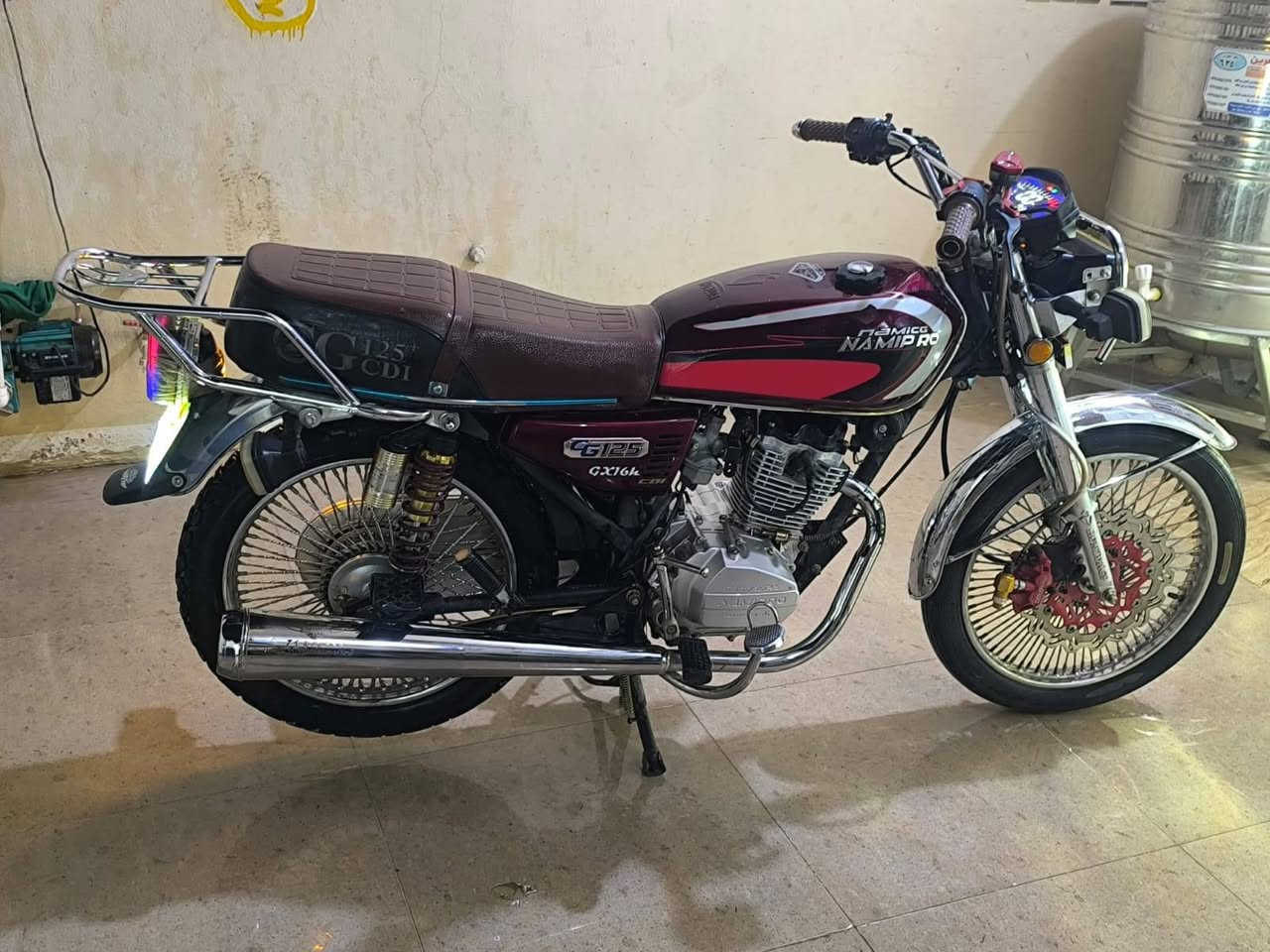 سلام وعليكم ماطور لبيع موديل 25اربع كير نضيف ماناقصى شي
فول نضافه محرك مكفول 
رقم الهاتف ***********
صاحب الدراجه كمر حميد اللهيبي
