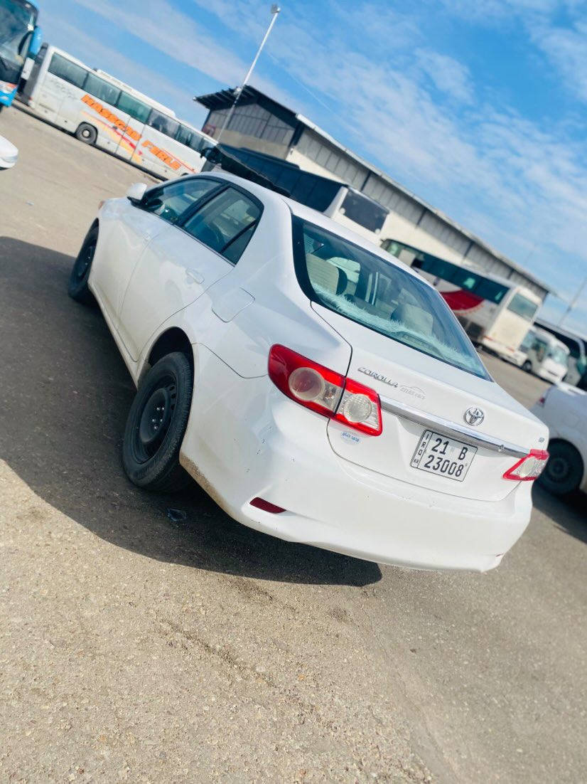 للـبيع  "
 
كـورلا 2013  محرك 18 سياره مكفوله من كلشي فقط بيه باب السايق شادينه بلاد . 
سعره 160 $ وبيه مجال حك الجيه  اي استفسار خابر بلرقم ***********
