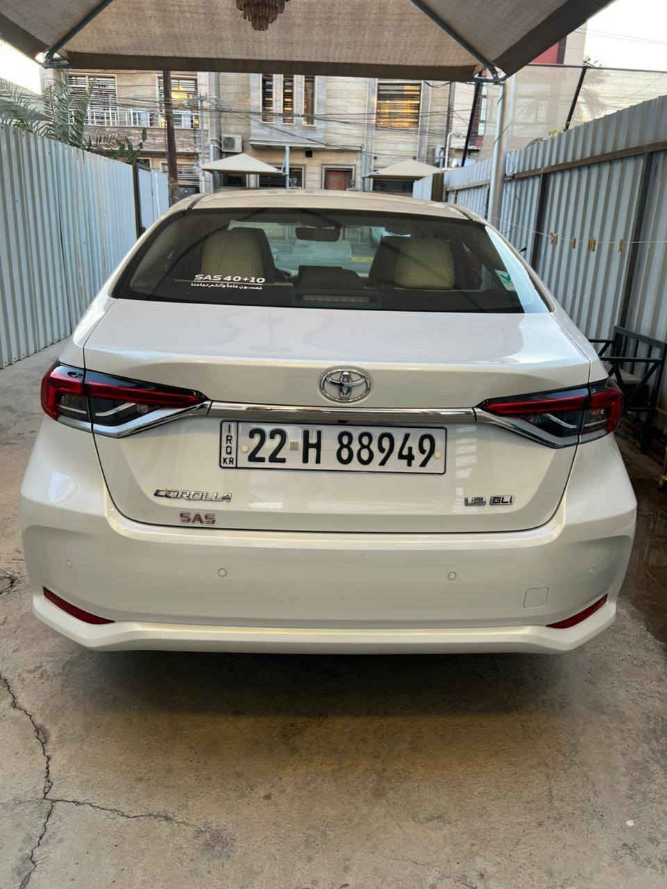 تيوتا كورلا 2023 ضمان ساز ( خليجي ) 
جديدة جدا
بوضع الضمان ماشيه 25 الف كيلو 
كتلوكات الشركه 
والسبير والعده ممفتوحه 
صار بيها طخه كلش خفيفه 
بلبنيد وانصبغ شي بسيط
وصور الطخه موجوده 
عندي وبارد كلش موضح بلصور 

ال💎ــسعـر 🟥 :: رقم (1) تلـقـائـي 📮

رقم صاحب ســـيـارة :: ***********
