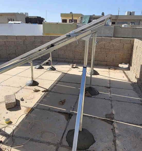 سلام عليكم توفرت لدينا كافه انواع نصب منازل وزراعي 
%نصب منظومات طاقه الشمسيه للمنازل و دوائر حكوميه كافه 
% 10 نهاري و ٦ ليلي مع ضمان %
% لوحات Longi او Jinko 620 واط وجهين 16 بازبار عدد 5 %
%انفيرتر Veichi 4.5 واط  %
%بطاريه Solax 5 واط %
% حديد مغلون وقواطع و الاسلاك من قصاب اصلي نحاس 
مع ضمان %
$$ سعر فقط 2,600,000الف وبيها مجال $$
&& ضمان الواح 15 سنه حقيقي &&
&& ضمان انفيرتر 5 سنوات حقيقي &&
&& ضمان بطاريه 5 سنوات حقيقي استبدال &&
 %% مكان كركوك قرب فلكه تكريت %% 
        لاستفسار اتصال او مراسله واتساب او صفحه 
         ^^          ***********    ^^^
