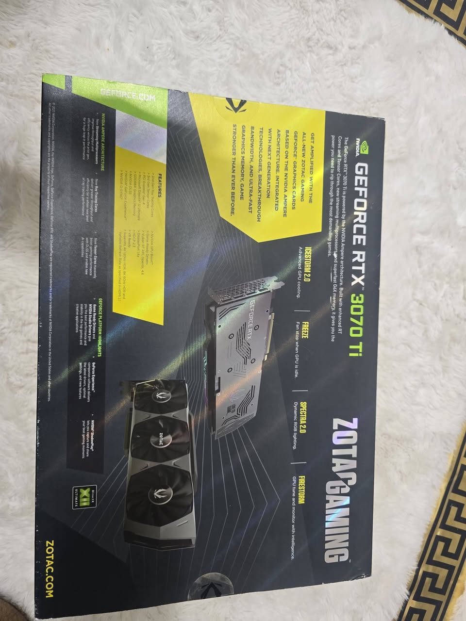 السلام عليكم
 Rtx3070ti مستخدم خفيف 
النظافة 100 بلمية كارتونة و كارت 
الكارت استخدام خفيف بتحمل كلشي كل الالعاب علة ال2k فريمات يوصلك 100 الى ال90 بلراحة حسب اللعبة و بلستخدامهن خفيف لل200 
اريد ابيعة لان جبت كارت غيره و اني كفيل مابيه اي عطل ولا أي سوء 
الكارت بيه ضمان عدا الباور اذا الباور مابتك بيه خلل هاي مشكلتك تصير اما غير شي اني مسؤول عليه ❤️‍🩹🐴
السعر الرايدة 550 بس بيه مجال للشراي يدلل علية


**إذا كنت صاحب هذا الإعلان وتريد حذفه لأي سبب، رجاءا أرسل رسالة إلى الدعم الفني**