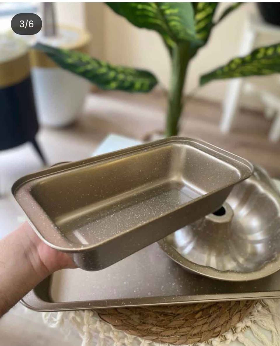 طقم قوالب غرانيت (3 قطع) بلون برونزي ملكي 👑دائري مجوف + مستطيل عميق + صينية واسعة… لكل أنواع الكيك والمعجنات 🍞🥐
يوجد خدمة توصيل لجميع المحافظات بغداد, العراق


**إذا كنت صاحب هذا الإعلان وتريد حذفه لأي سبب، رجاءا أرسل رسالة إلى الدعم الفني**