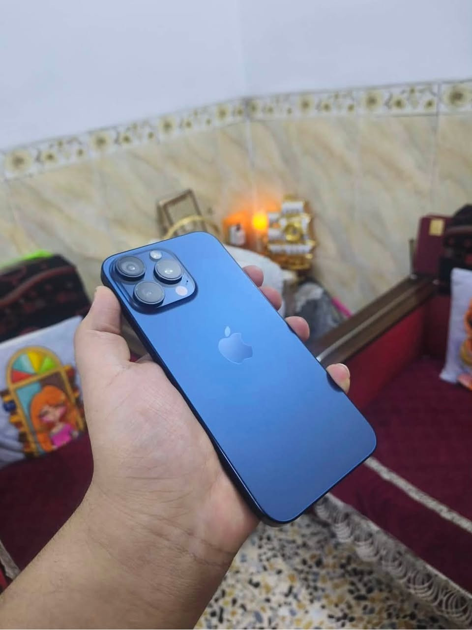 سلام عليكم  ايفون 15pro maxنضافه شاصي 100‎%‎جهاز كله شغال اي خلل مابي فقط مستبدل شاشه نوعيه متوسطه واضمنلك  تجي يمي انزلك كيم ببجي ذا بي لاك او تشمر بل شاشه لتاخذه للجهاز تشمر ولا وتعلك وفيس ايدي شغال ومبدل ضهر وبطاريه تفصيخ لون حبري لون حلو اما باقي الجهاز كله كفاله اي شي مابي نت صوت اتصال سيم كارت بصمه وجه كامرات شحن مالته حلو وباقي تفاصيل خاص الي يفيده يراسلني *********** سعر 590الف عنواني بغداد الصليخ واهلا وسهلا بجميع  وملاحضه اخيره بطاريه 87وذاكره 256
