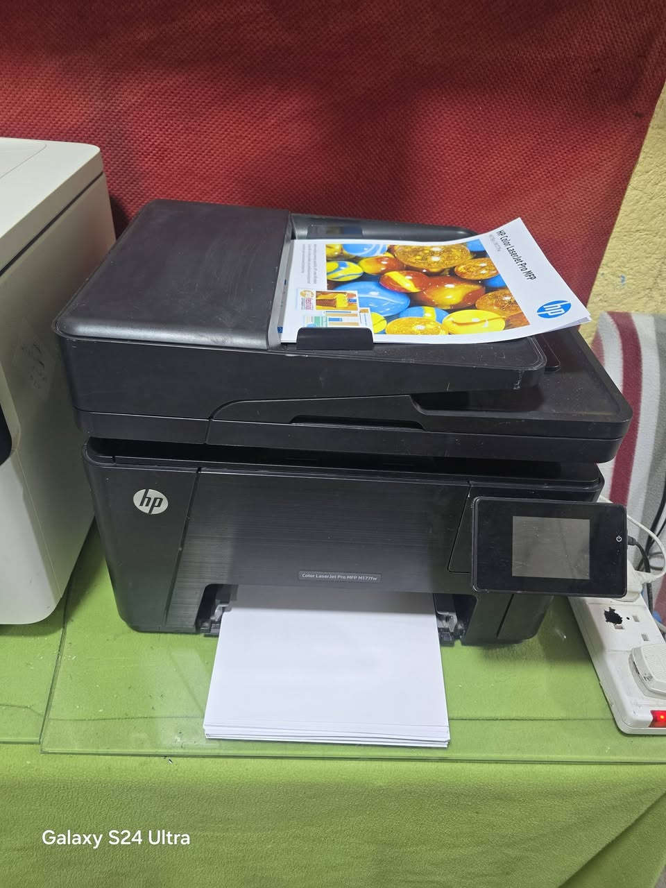 طابعه hp ليزري ملون واسود وابيض
واي فاي 
طبع واستنساخ وسكنر
نظافه 98بالميه
شاشه تحكم لمس
سرعه 20صفحه بالدقيقه
السعر 135الف
التوصيل لكل العراق


**إذا كنت صاحب هذا الإعلان وتريد حذفه لأي سبب، رجاءا أرسل رسالة إلى الدعم الفني**