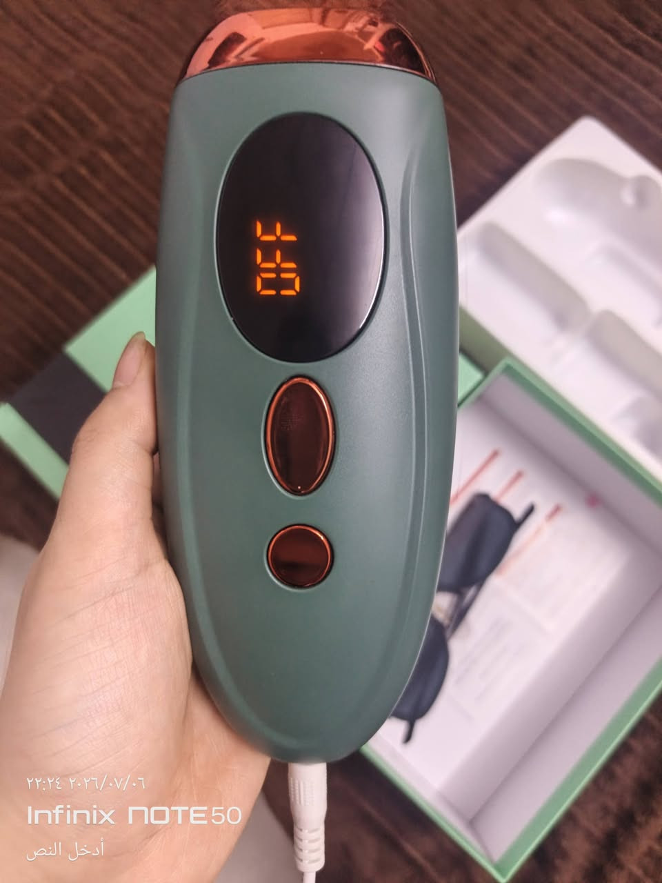 جهاز ليزر منزلي استخدام قليل السعر ١٥٠ ألف
البصرة ***********
