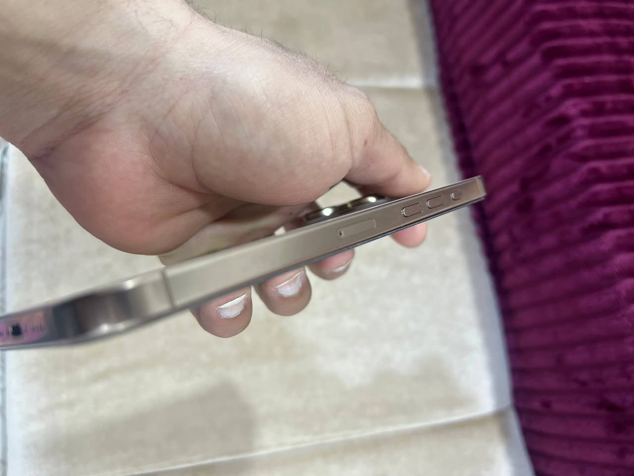 السلام عليكم
🔴 للبيــع ايفون 16 برو ماكس لون ذهبي .

بطارية 100 ٪

شرق اوسط ضمان ماستر .

بعدة ب الضمان .

ملحقات كاملة .

استخدام شخصي فقط وقليل .

💲 السعـر خـاص الناصرية مركز


**إذا كنت صاحب هذا الإعلان وتريد حذفه لأي سبب، رجاءا أرسل رسالة إلى الدعم الفني**