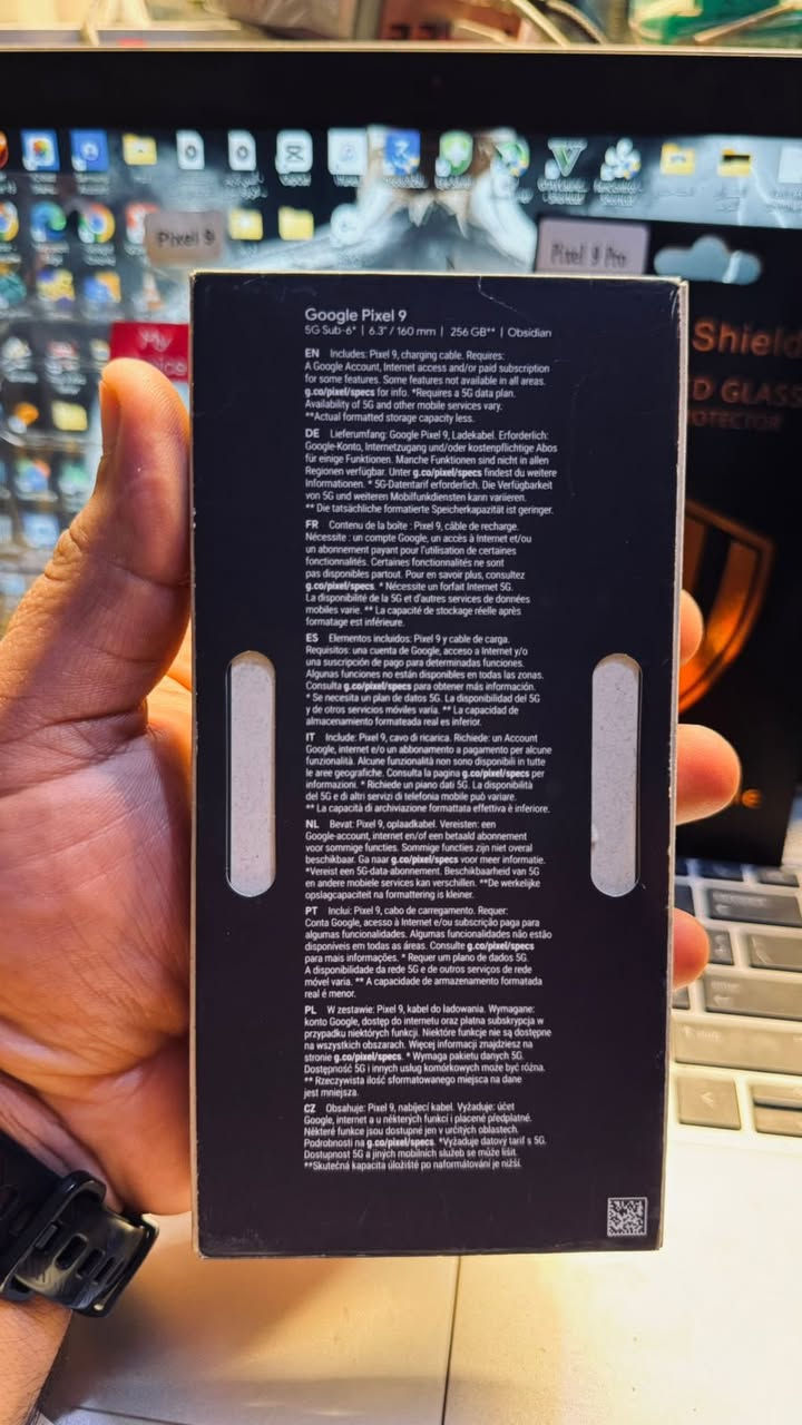 Google pixel 9 pro
النسخه العالميه 
محدث اخر تحديث 
رام 16 
ذاكره 256
فريم 120 
الجهاز جديد بيدي فتحته 
مستخدم شهر 
وياه حافظات 2 
وياه لاسق شاشه 2 
ولاسق كامره 1 
كارتونه وغراضه جدد مامستخدمات 
ااي استفسار تًٓـًٍـعًْــ🏃ــًـاًٍٍّّلٍُْْ 
وات ساب وبخدمتك 
مامتواجد ع الفيس 
او الاتصال ع الرقم 
***********
