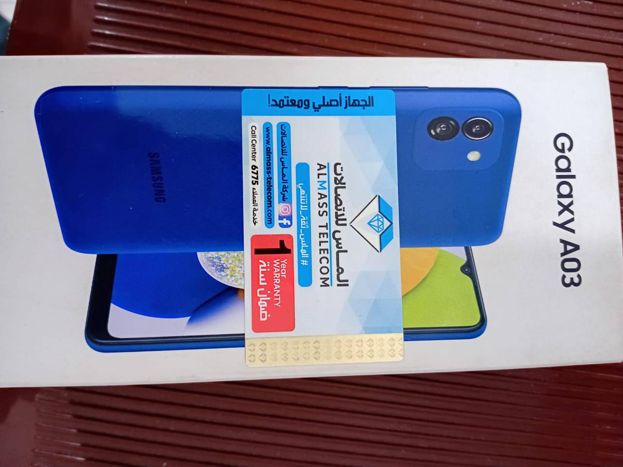 السلام عليكم جهاز A03 جديد بلباكيت مثل ماوضح بلصور اشتريته من المحل وضميته أبد مستخدمته هسه احتاجينا لأن مؤجرين  ونريد انبيعه وكلشي كامل ويا حتى الوصل مالته والضمان موجود رجاءآ لاتكسرون بالسعر
ولاتبخسوا الناس اشيائهم
السعر:175الف
العنوان/البصرة/الإبلة
الرقم/***********
