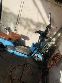 دراجه شحن  نظيفه استخدام بسيط بطاريه خير من الله  سعر 150 وبيه مجال بس...