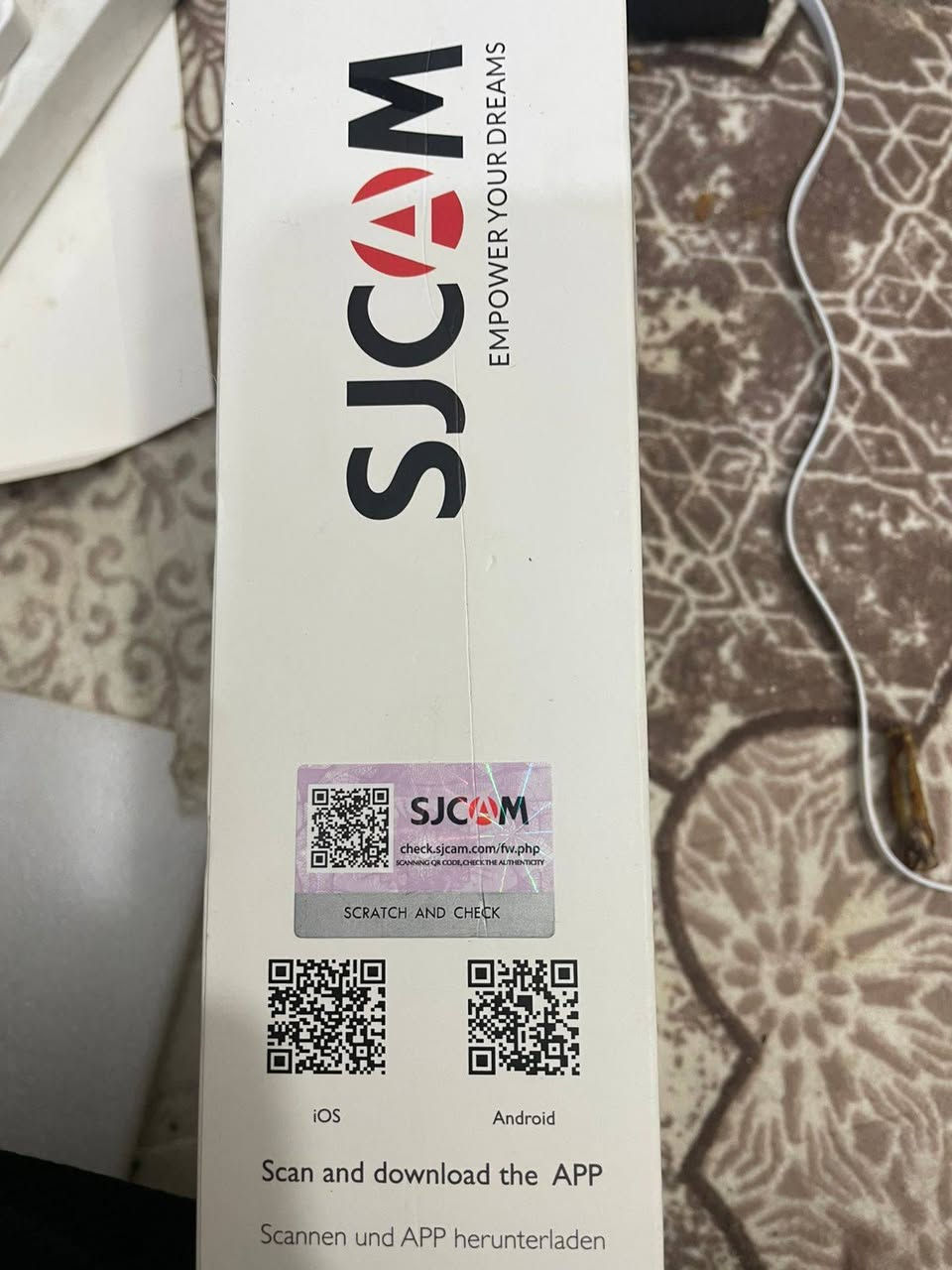 كامرة مغامرت 4Kوباركود


**إذا كنت صاحب هذا الإعلان وتريد حذفه لأي سبب، رجاءا أرسل رسالة إلى الدعم الفني**